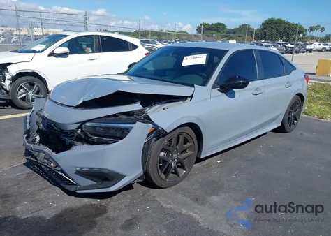 2024 Honda Civic Sport из США, поврежденный, VIN 2HGFE2F51RH574630